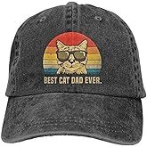 Hats for Men Black Baseball Cap Women Vintage Adjustable Dad Hat Funny Trucker Hat Summer Washed Cotton