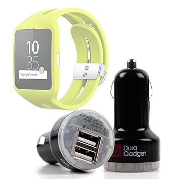 DURAGADGET Cargador De Mechero del Coche para Reloj Sony ...