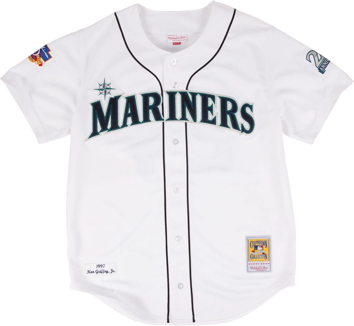 Mitchell & Ness Ken Griffey Jr. 1997 Authentic Jersey Seattle Mariners In White 5XL