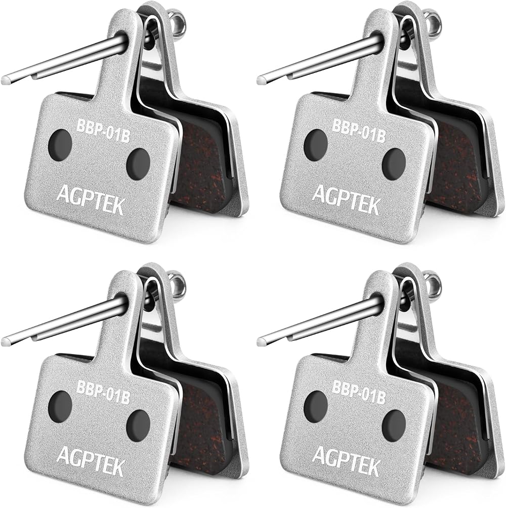 AGPTEK Bike Brake Pads 4 Pairs Disc Brake Pads for Shimano M515 M525 C501 C601