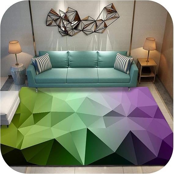 Alfombra moderna y colorida para habitación de los niños, alfombra de