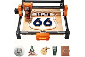 Laser Engraver, ACMER S2 12W (12,000mW) Laser Cutter Machine, 72W Output, 0.01mm Precision, 300x300mm Area, 10000mm/min Speed, for Wood, Metal, Leather, Acrylic, DIY & Education