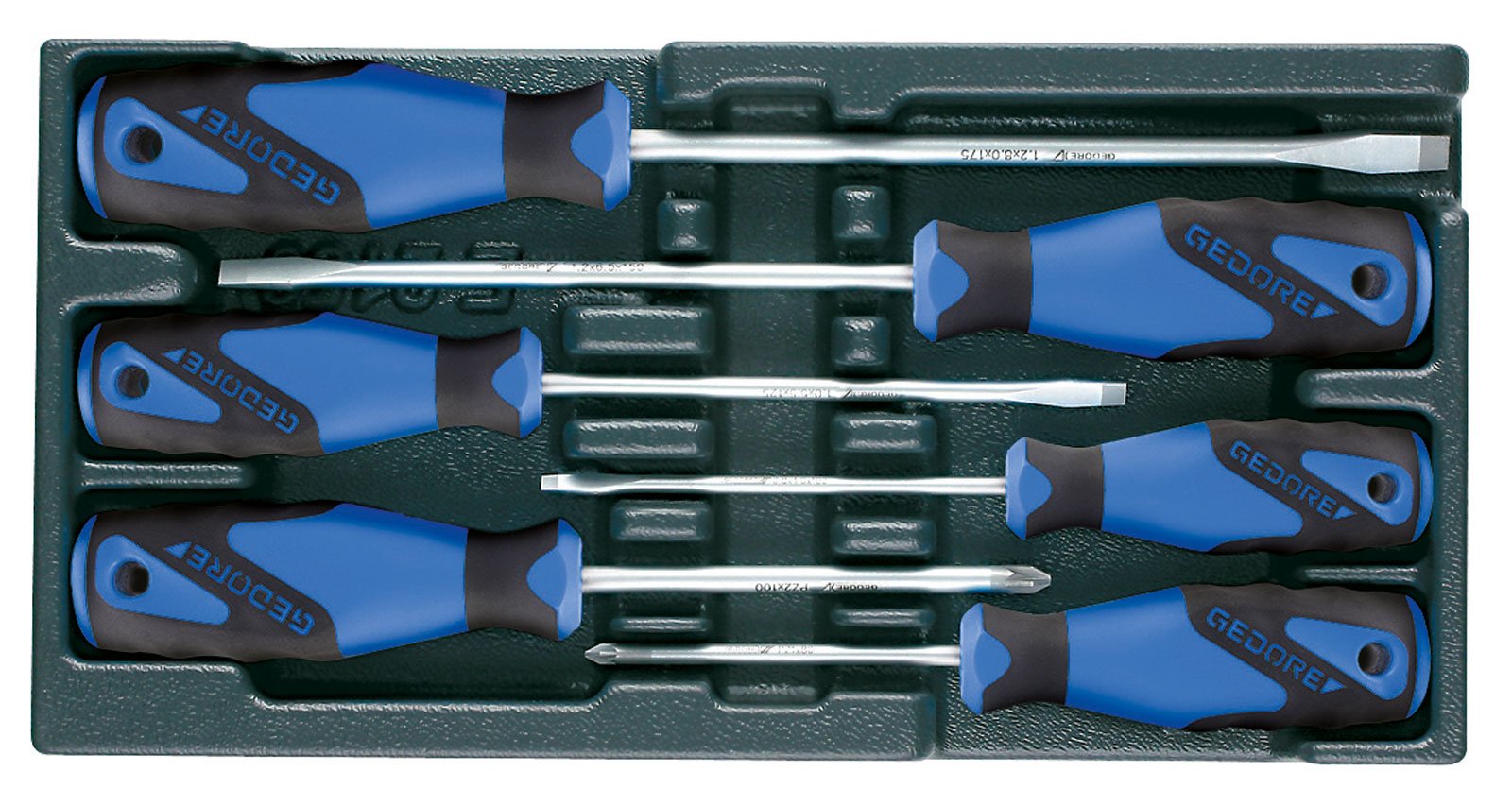 GEDORE 1500 ES-2150 PZ Screwdriver Set in 1/3 ES Module
