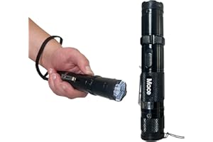 Mace 2-in-1 Rechargeable Stun Gun for Self Defense - High Voltage Electric Power, Bright LED Light, Easy to Use Safety Switch, Personal Protection Self Defense for Women & Men
