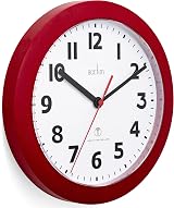 Acctim Parona 74314 Red Radio Controlled Wall Clock 23cm Diameter view 3