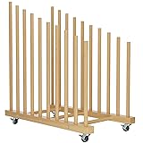Evellstor Art Storage Rack with Caster Wheels, 9
