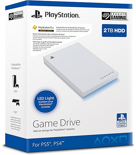 Amazon.com: Seagate Game Drive for PS4 Systems 2TB USB 3.0