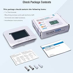 Upgraded Digital Non-Programmable Thermostat for