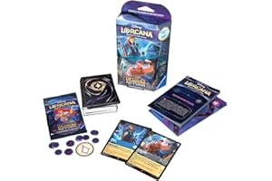 Ravensburger Disney Lorcana TCG: Ursula's Return - Sapphire & Steel Single-Player Starter Deck | Engaging Gameplay | Over 200 Original Disney Artworks | Ideal for Ages 8+