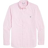 Vineyard Vines Mens Gingham On-The-go Nylon Shirt