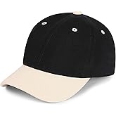 Baby Baesball Hat Toddler Baseball Cap Colorblock Cotton Girl Boy Sun Hats Adjustable Size Summer Spring Autumn for 6M-6Y
