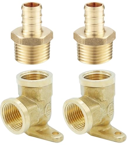 Codo Latón 1 1/4" Mh - Hidromar