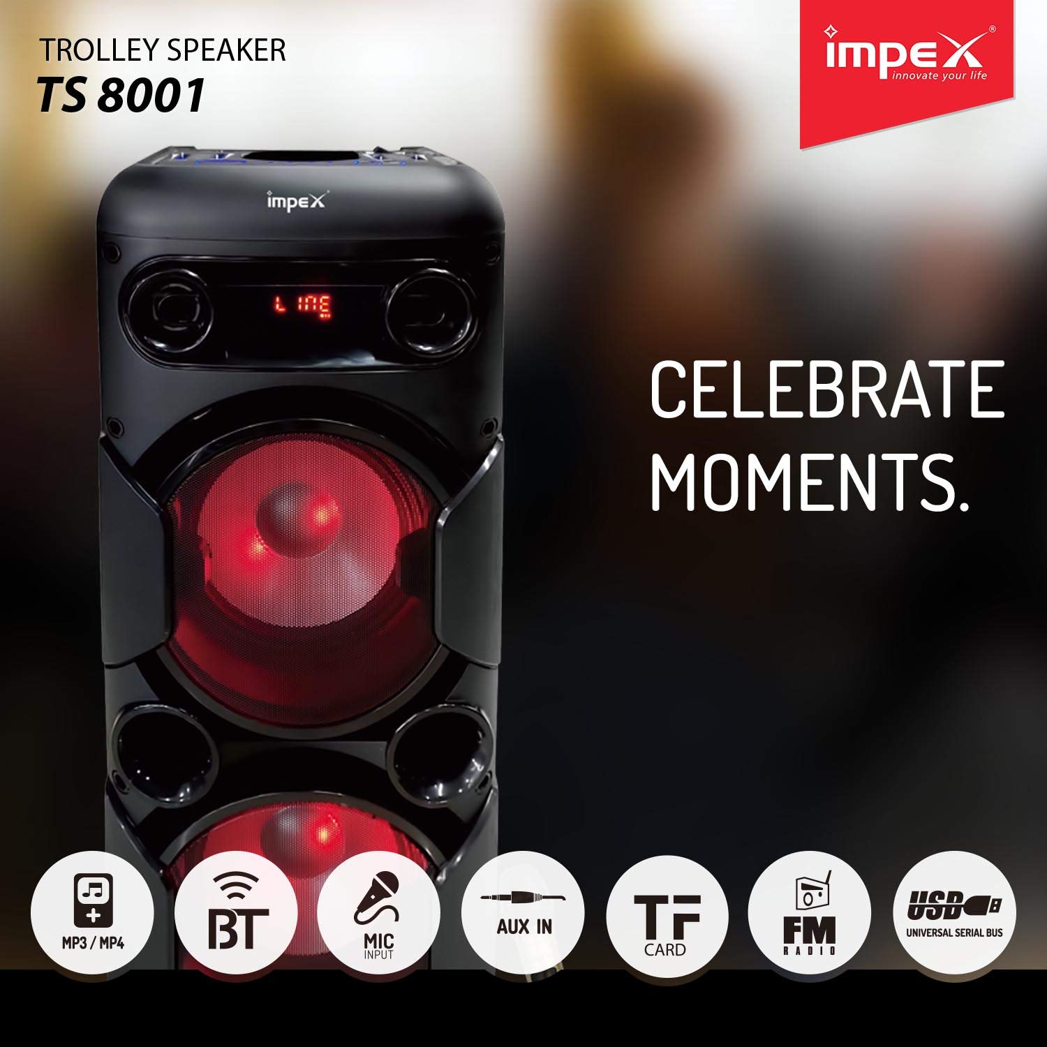 impex trolley speaker online
