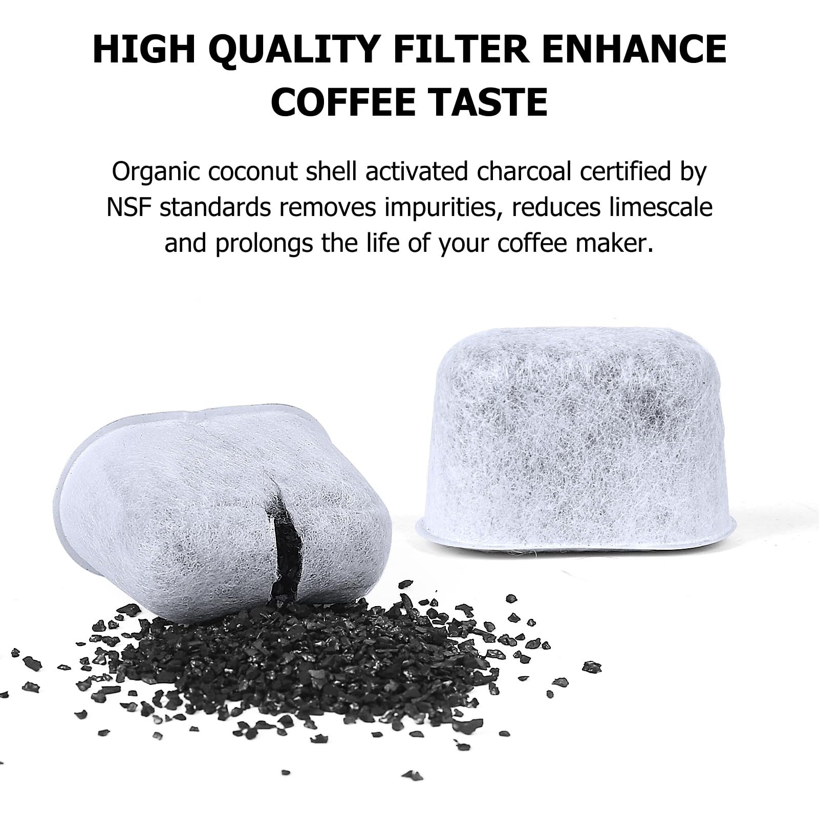 12 Pack Keurig Filter Replacement by Fanativita, Water Filter Cartridges, Fit All Keurig Coffee Makers (2-Year Supply)