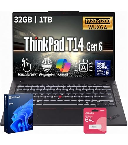 Amazon.com: Lenovo ThinkPad E14 Gen 7 Business Laptop, 14