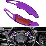 Aluminum Steering Wheel Paddle Shift Extension Cover Compatible with Subaru Forester Outback XV Crosstrek BRZ Impreza WRX Leg