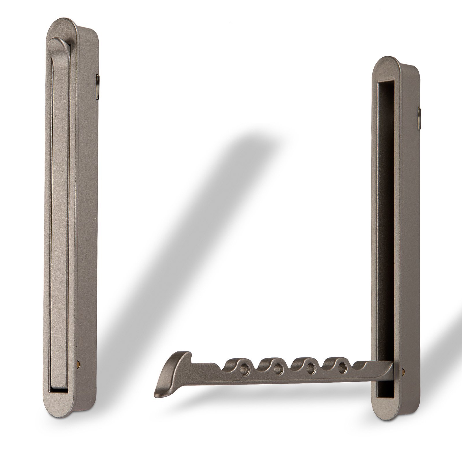 Modern SO-TECH® Folding Hook "Zilly" Coat Hook Folding Coat Hook Stainless Steel Look 140 x 15 mm