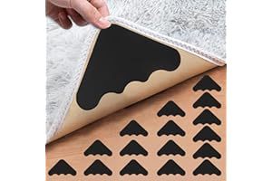 Goldeer 16 Pack of Area Rugs - Make Your Runner Rug Pad to Flooring -Non Slip Rug Pads, Extra Strong Carpet Tape for Area Rugs to Keep Flat and in Place