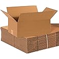 BOX USA 15 x 10 x 6 Corrugated Cardboard Boxes, Medium 15"L x 10"W x 6"H, Pack of 25 | Shipping, Packaging, Moving, Storage Box for Home or Business, Strong Wholesale Bulk Boxes