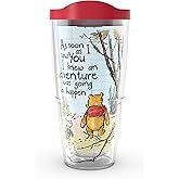 Tervis Disney - Winnie the Pooh Adventure Made in USA Double Walled Insulated Tumbler Travel Cup Keeps Drinks Cold & Hot, 24oz, Classic