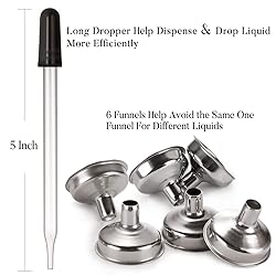 AOZITA 24 PCS, 1 oz Dropper Bottles for Essential