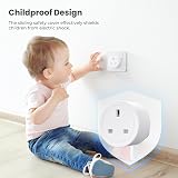 UPXNBOR Smart Plug Wi-Fi Outlet 2 Pack 13A Energy Monitoring 2.4GHz view 7