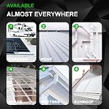 LANUCN White Butyl Tape 5cm x 5m Waterproof Sealant for Roof Seams Caravan view 6
