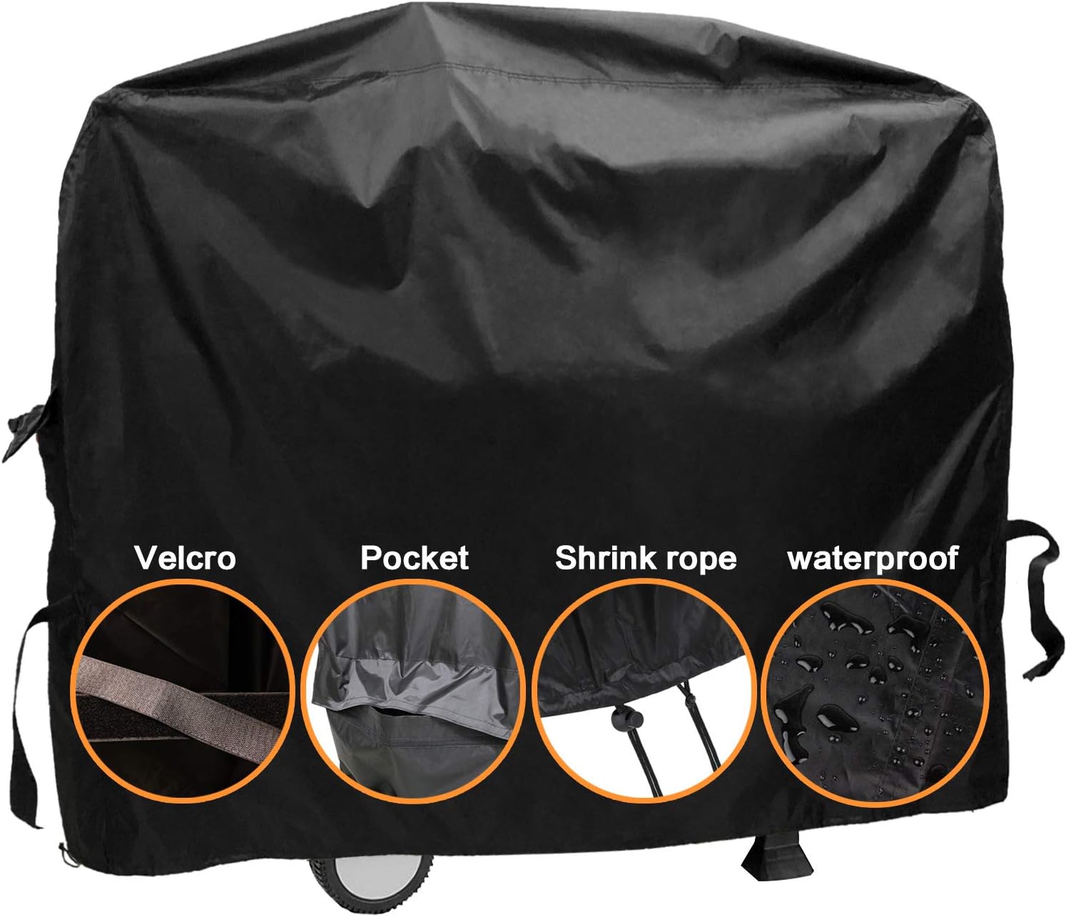 Dekugaa Grill Cover 57” BBQ Special Grill Cover,Waterproof and UV Resistant Material, Durable and Convenient,Fits Grills…