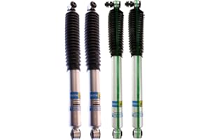 NEWPARTS Bilstein B8 5100 Front & Rear Shocks Kit For Chevy K20 GMC K1500 K25 Suburban Front and Rear Lifted Height 3-4"