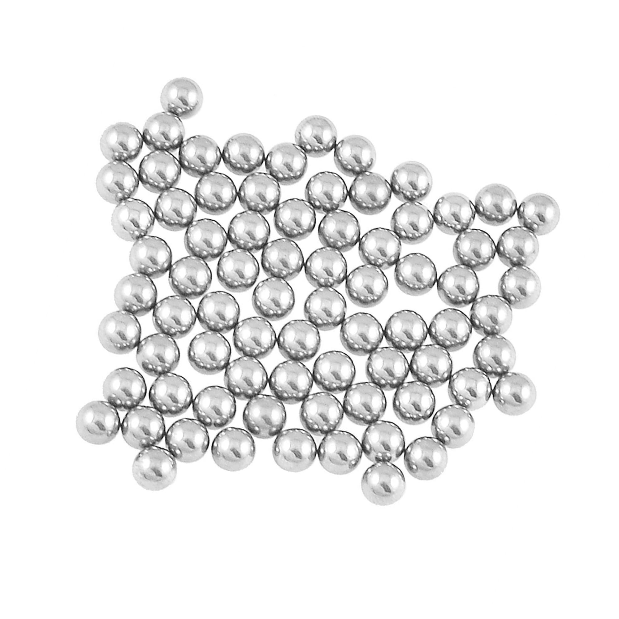 Hihaha Bike Wheel Bearing Steel Balls Replacement 5mm Diameter 75 Pcs Durable Material