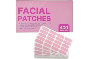 Face Tape, 400 PCS Wrinkle Patches, Facial Tape Overnight for Face Forehead, Eyes, Crows Feet, Smile Lines, Fine Lines - Hypo