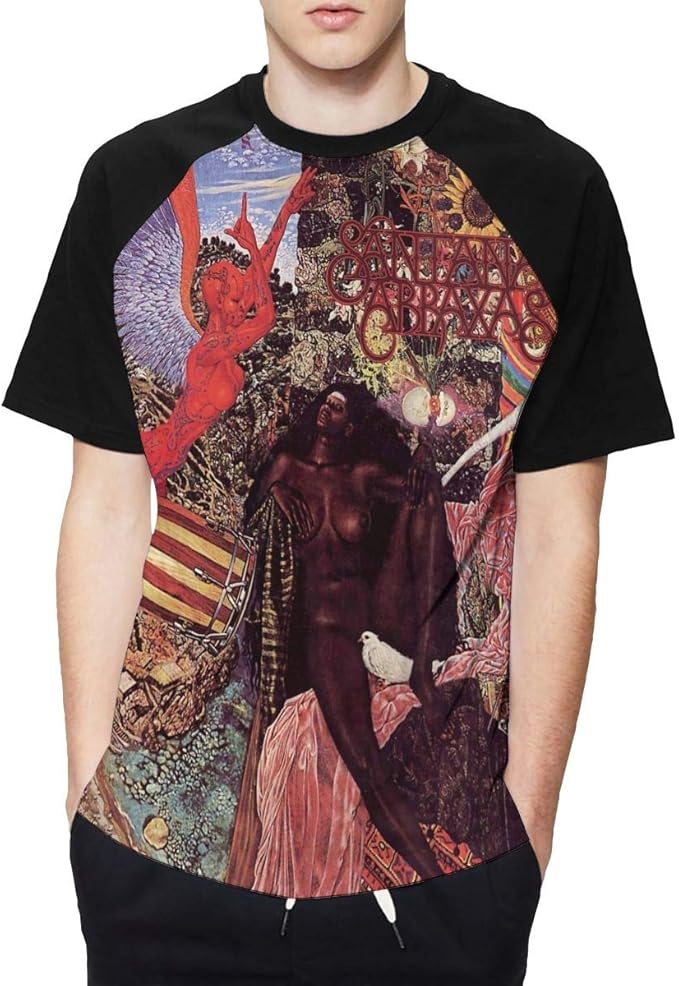 Vintage 1988 Viva Santana T shirt 80s Santana Paper Thin White Concert reprint Funny Tees Men 