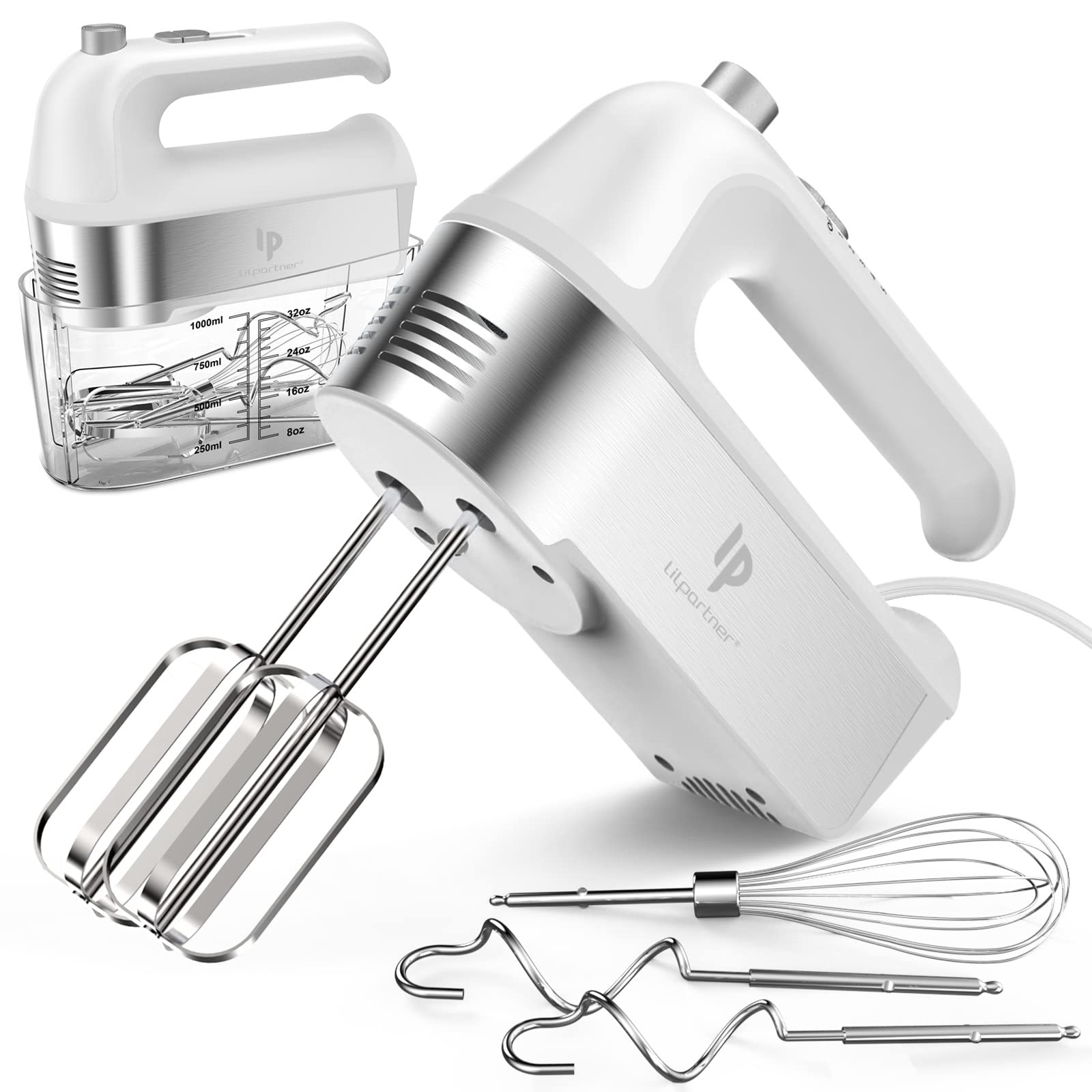 Hand Mixer Electric, 450W Kitchen Mixers with Scale