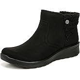 BZees Womens Grand Cozy Ankle Boot Ankle Boot Black 6 M