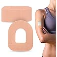 20 Pack Adhesive Patches for omnipod 5 - Waterproof Sensor Covers, Easy to Use Pre-Cut Tan Overpatches Long 10-14 Days Protection by YOUSHARES (Tan)