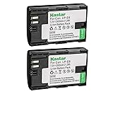 Kastar Battery 2 Pack for Canon LP-E6 LP-E6N, Canon