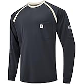 VANDISI FR Shirts for Men 100% Cotton 6.5oz Lightweight NFPA2112/CAT2 Flame Resistant Shirts for Men Long Sleeve