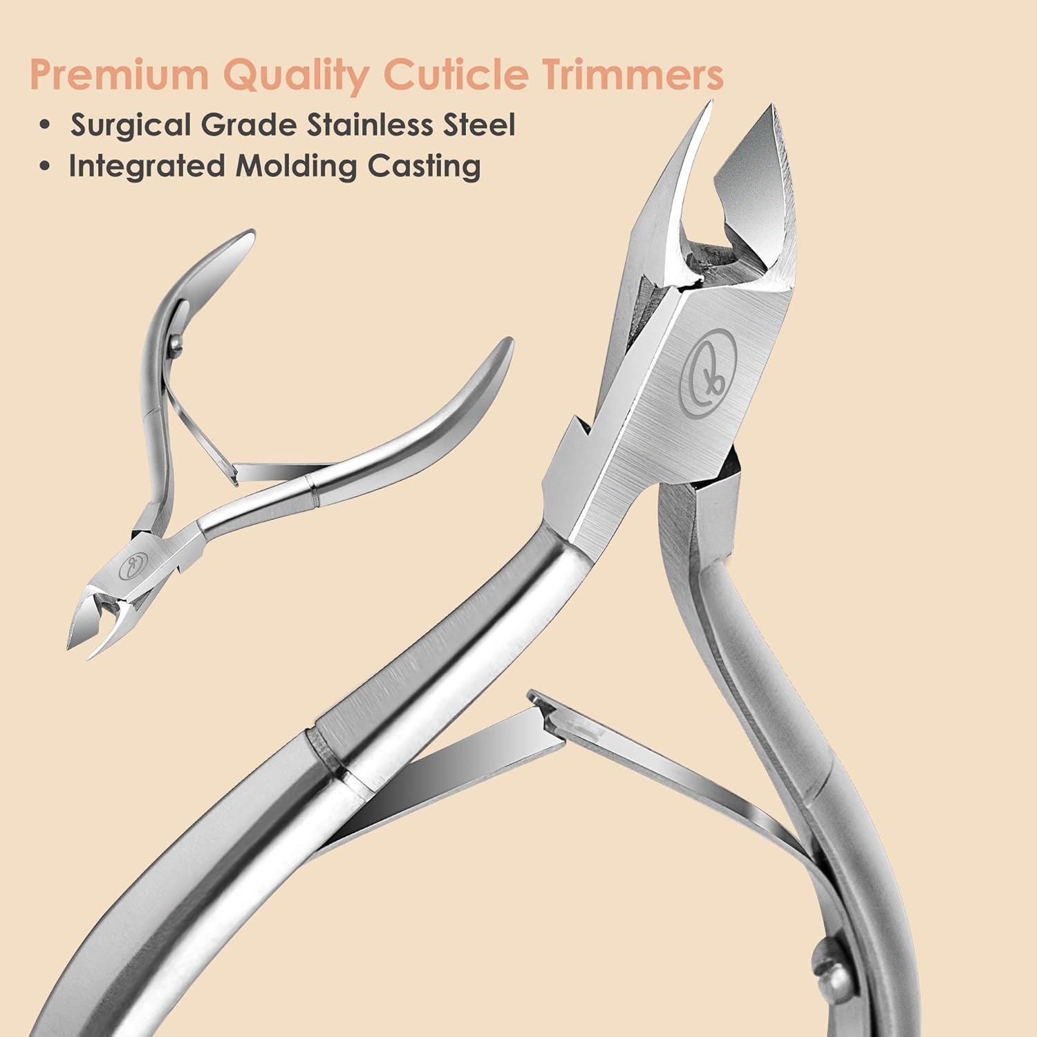 Professional Cuticle Cutter Trimmer Manicure Tools with Double Spring– Perfect Nail Care Tool for Manicure & Pedicure Beauty at Home/Spa/Saloon: Beauty