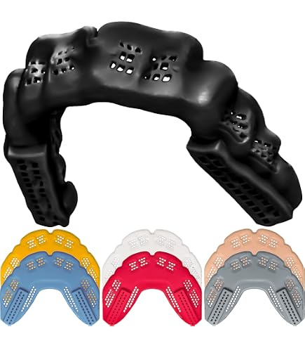 thumbnail interactive-video image 1 of CFR Adult Boxing Mouth Guard – MMA Sports Teeth Protector – 5 Color Options – With Case – One Size 1 of 4