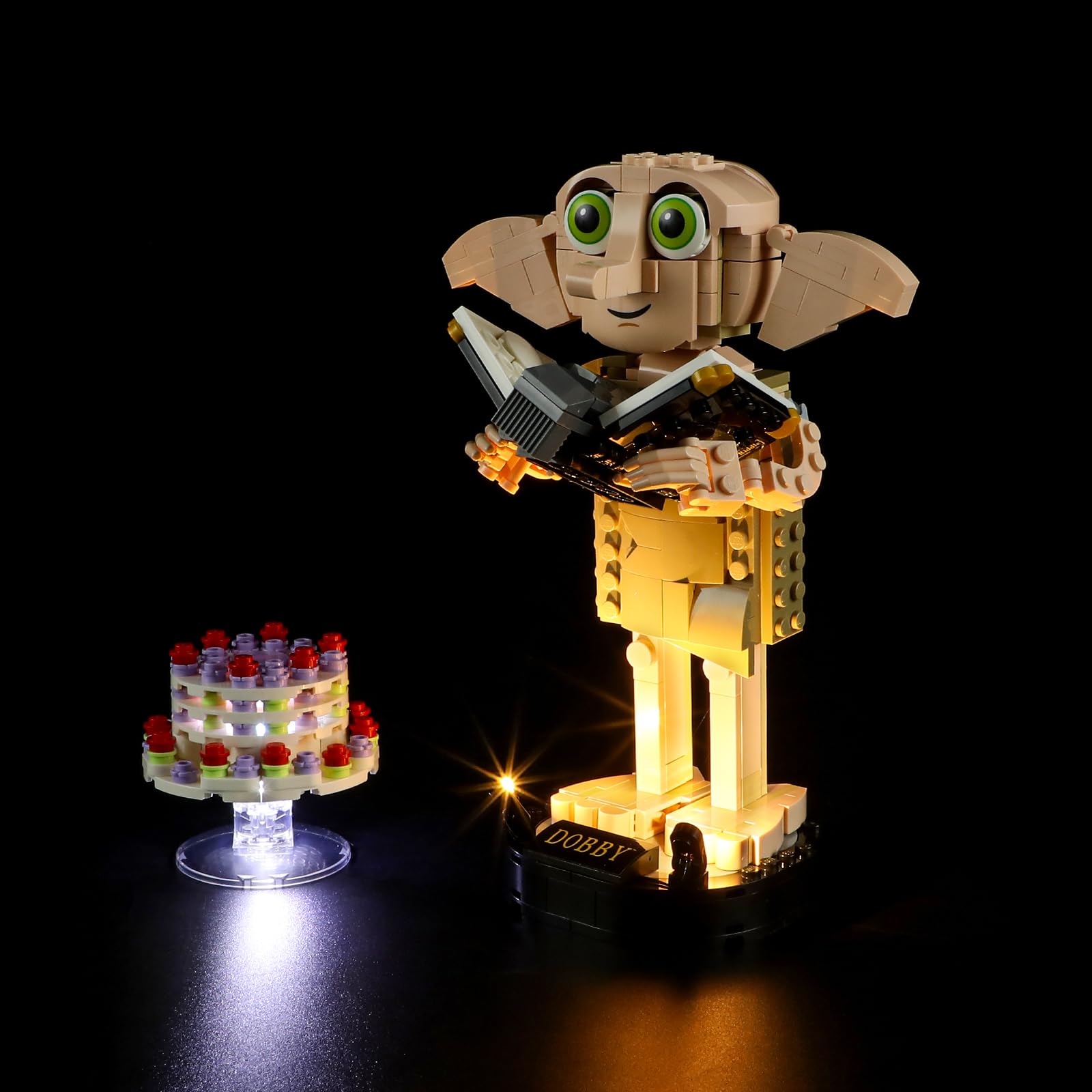 GEAMENT LED Light Kit Compatible with LEGO Dobby the House Elf - Lighting set for 76421 (Model Set Not Included)