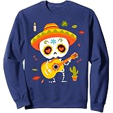 Dia De Los Muertos Mariachi Shirt Kids Toddler Sugar Skull Sweatshirt