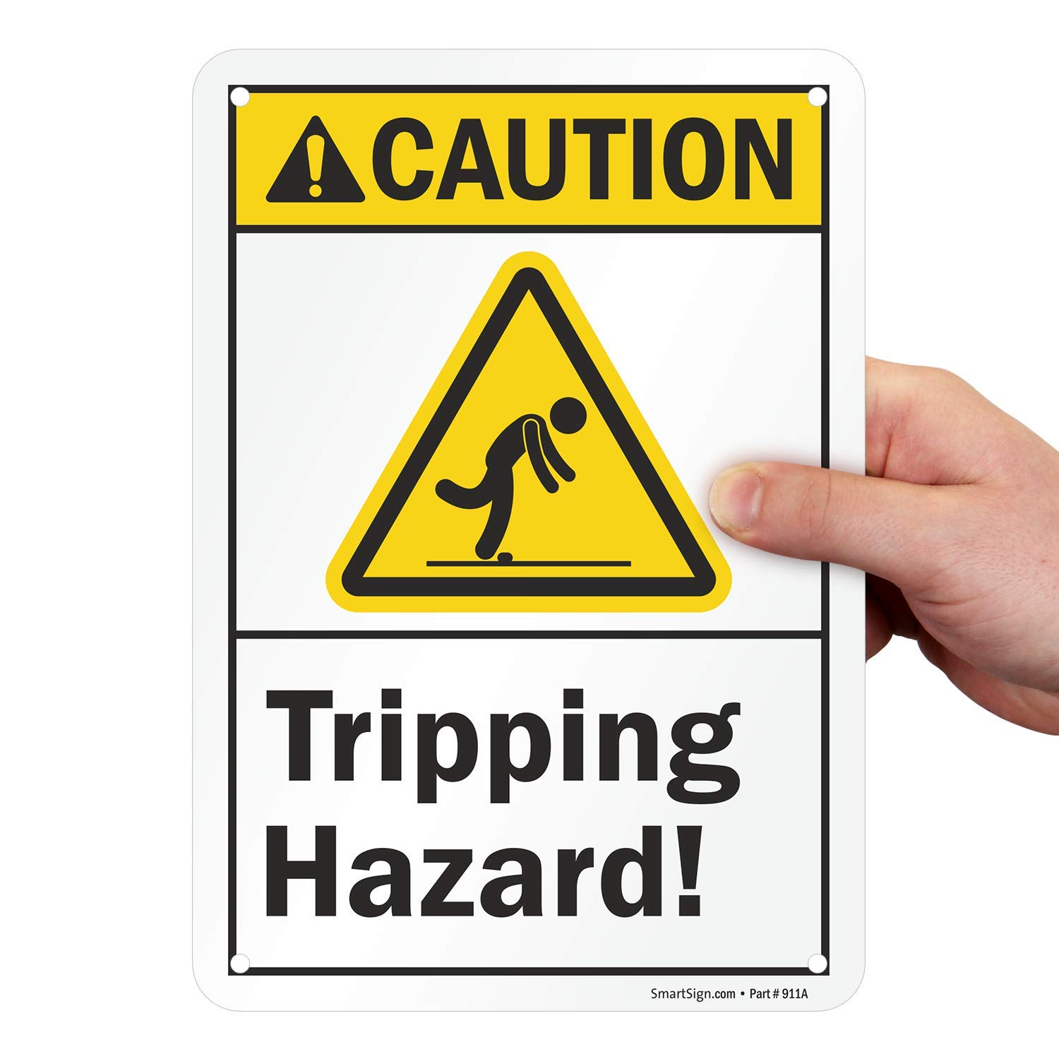 SmartSign “Caution - Tripping Hazard” Sign