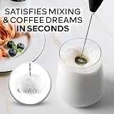 Zulay Kitchen Milk Boss Frother Wand Electric Whisk Foam Maker Black view 2