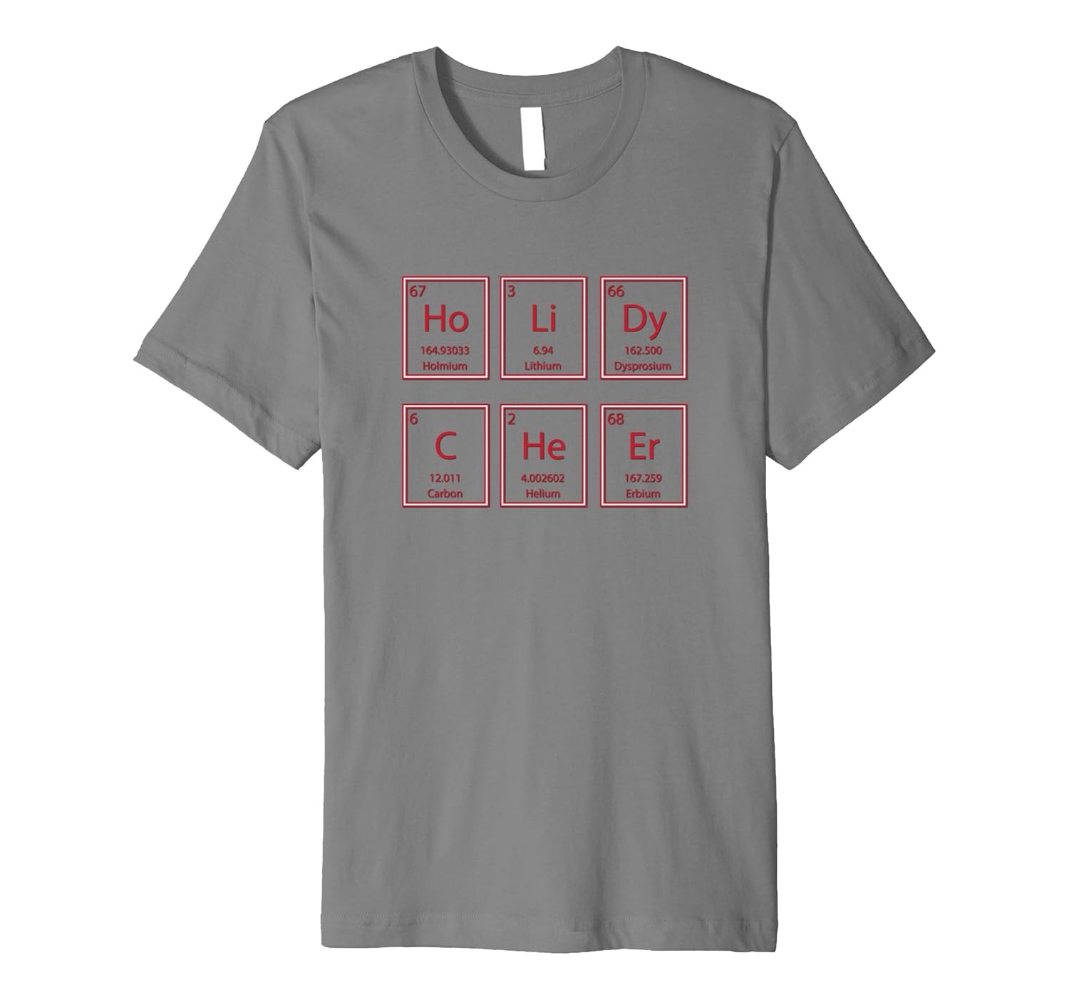 Holiday Cheer Periodic Elements Table Premium T-Shirt-ANZ