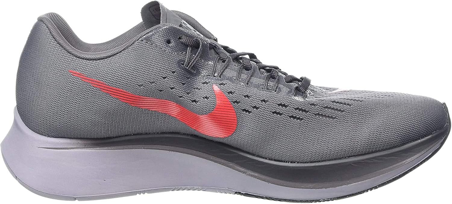 nike zoom fly grey red