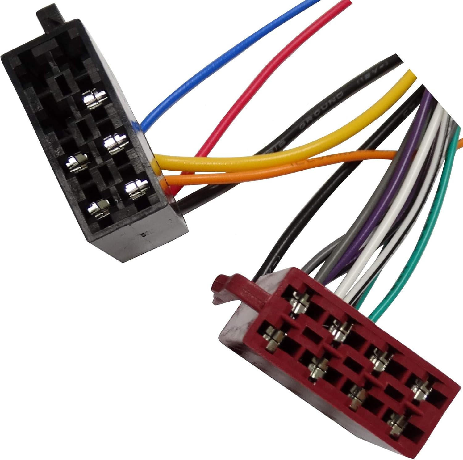 AERZETIX Cable adapter harness plug ISO for car radio. Allows you to