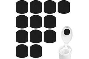 12 Pack Baby Diaper Pail Deodorizer Carbon Filters Refills Compatible with Ubbi, Activated Charcoal Fiber Absorber Eliminator
