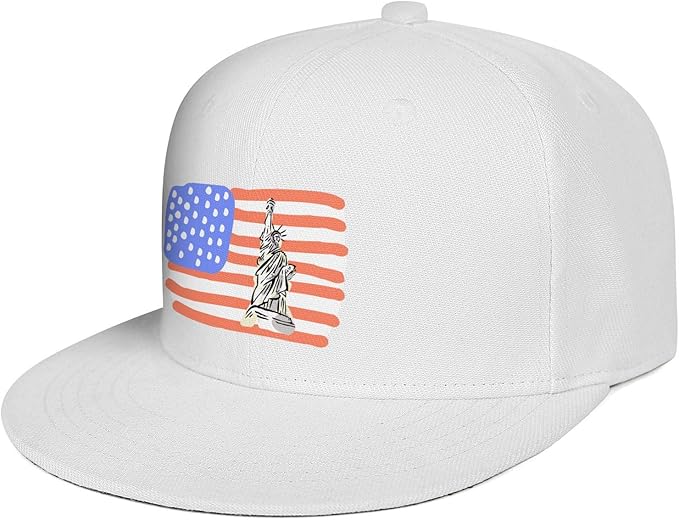 Statue of Liberty New York City Flat Caps Women Men Classic Snapback