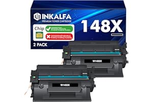 148X W1480X Toner Cartridge 2 Pack LaserJet Pro MFP 4101fdw Compatible for HP 148X 148A W1480X Toner Set for Laser Jet Pro 40