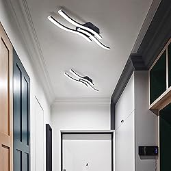 EDISLIVE Modern Dimmable LED Ceiling Light Curved